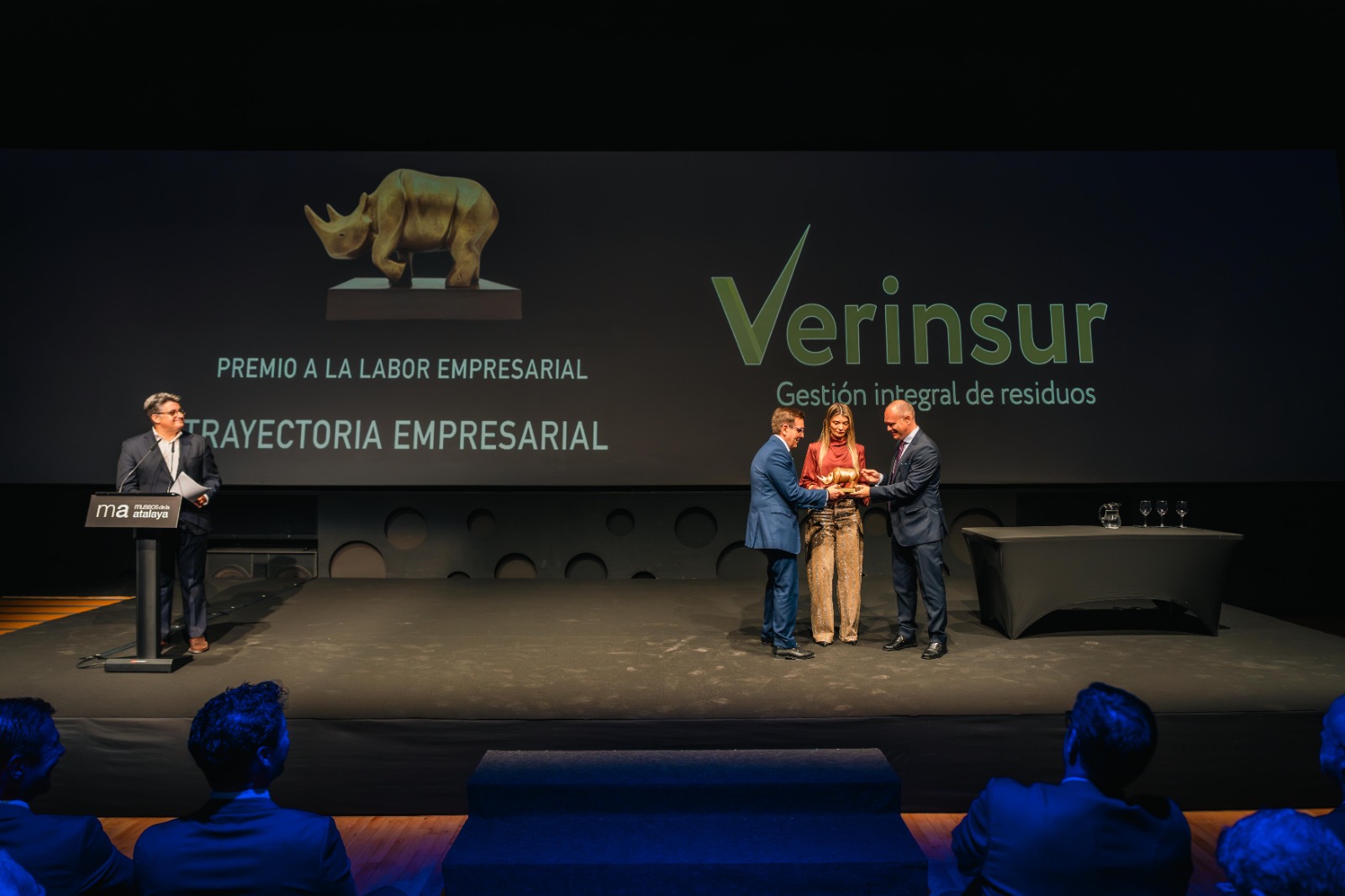 VERINSUR GALARDONADA CON EL PREMIO A LA MEJOR TRAYECTORIA EMPRESARIAL
