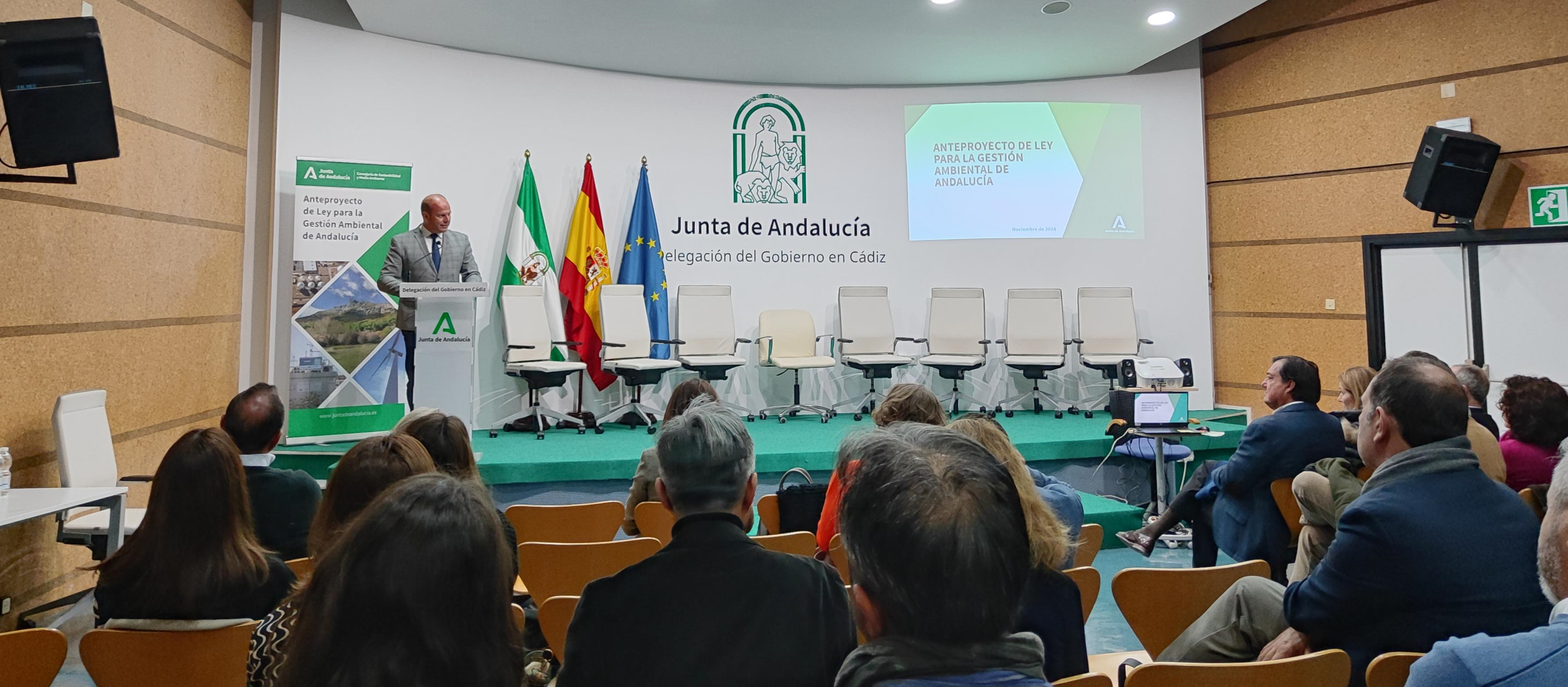 Presentación del Anteproyecto de Ley para la Gestión Ambiental en Andalucía