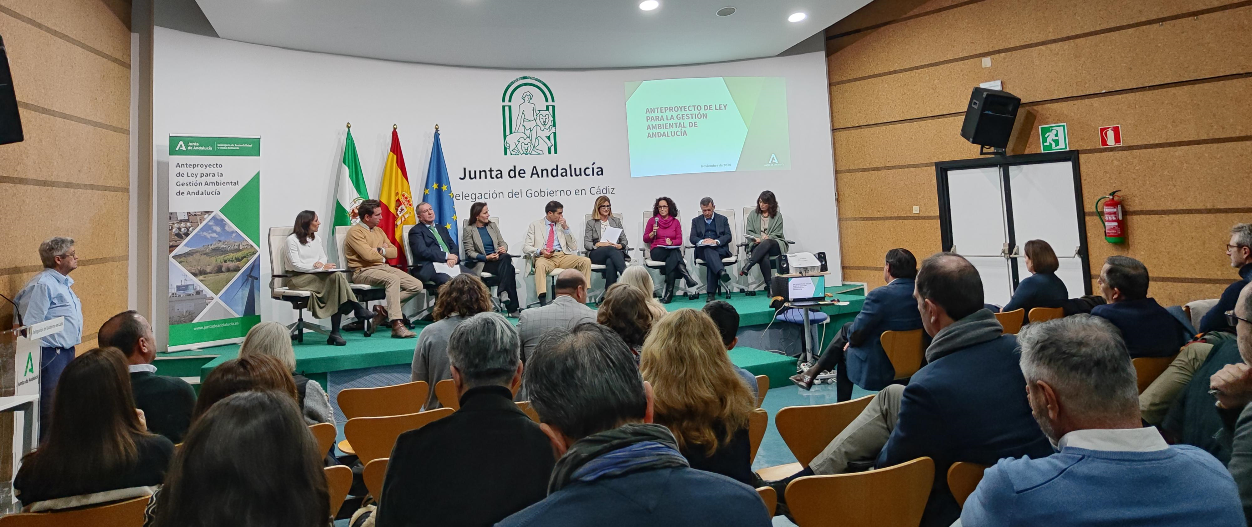 Presentación del Anteproyecto de Ley para la Gestión Ambiental en Andalucía